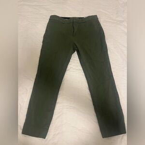 Banana Republic Green Trousers Straight-Leg